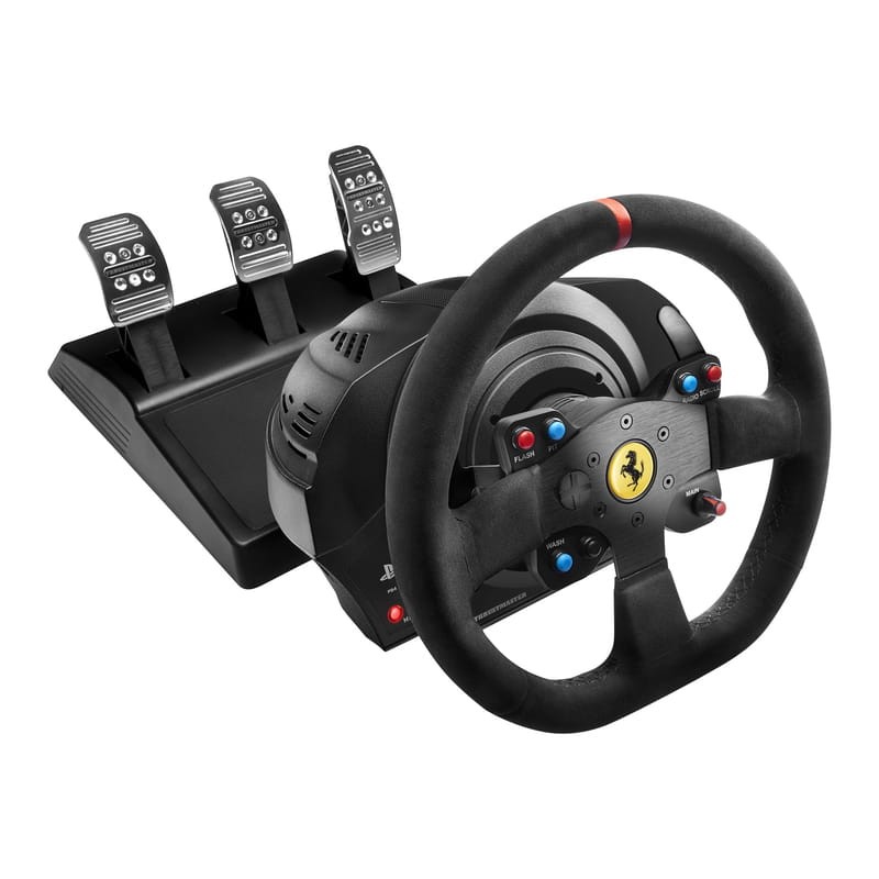 Thrustmaster T300 Ferrari Integral Racing Wheel Alcantara Edition Volante + Pedais PC PS4 PS5