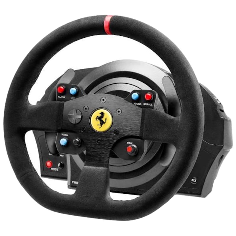 Thrustmaster T300 Ferrari Integral Racing Wheel Alcantara Edition Volant + Pédales PC PS4 PS5 - Ítem1