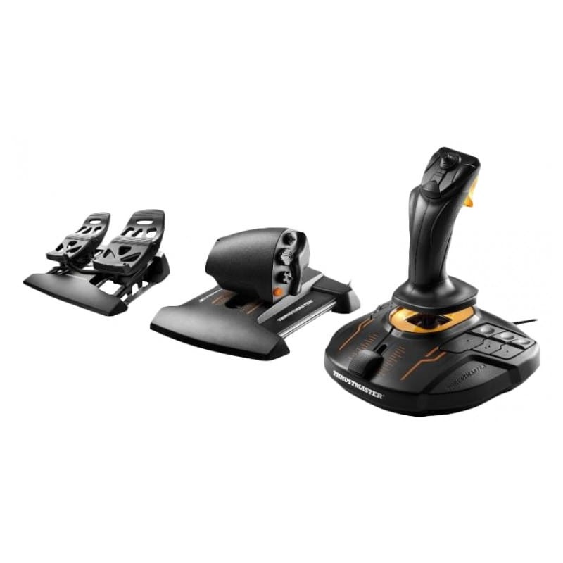 Thrustmaster T-16000M FCS Flight Pack PC - Flight Stick, Acelerador e Pedais - Item