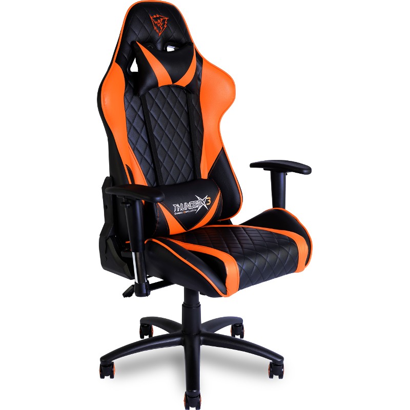 Silla Gaming Profesional ThunderX3 TGC15 Negro/Naranja