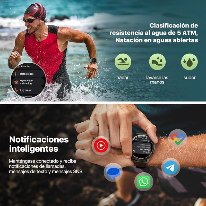 TicWatch Pro 5 Enduro - Reloj inteligente con GPS y NFC - Ítem7