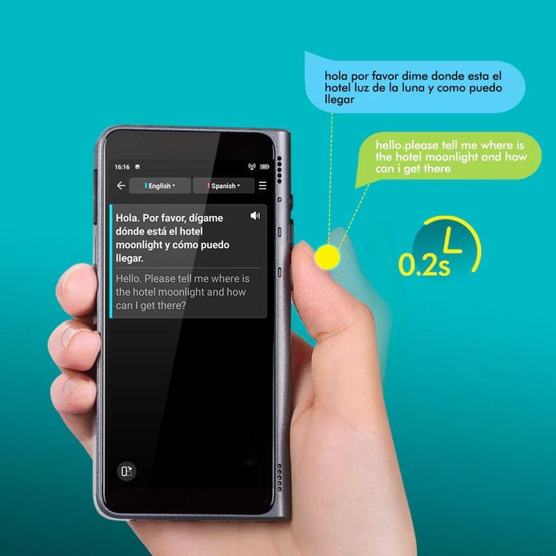 Timekettle Fluentalk T1 Traductor Negro - Ítem4