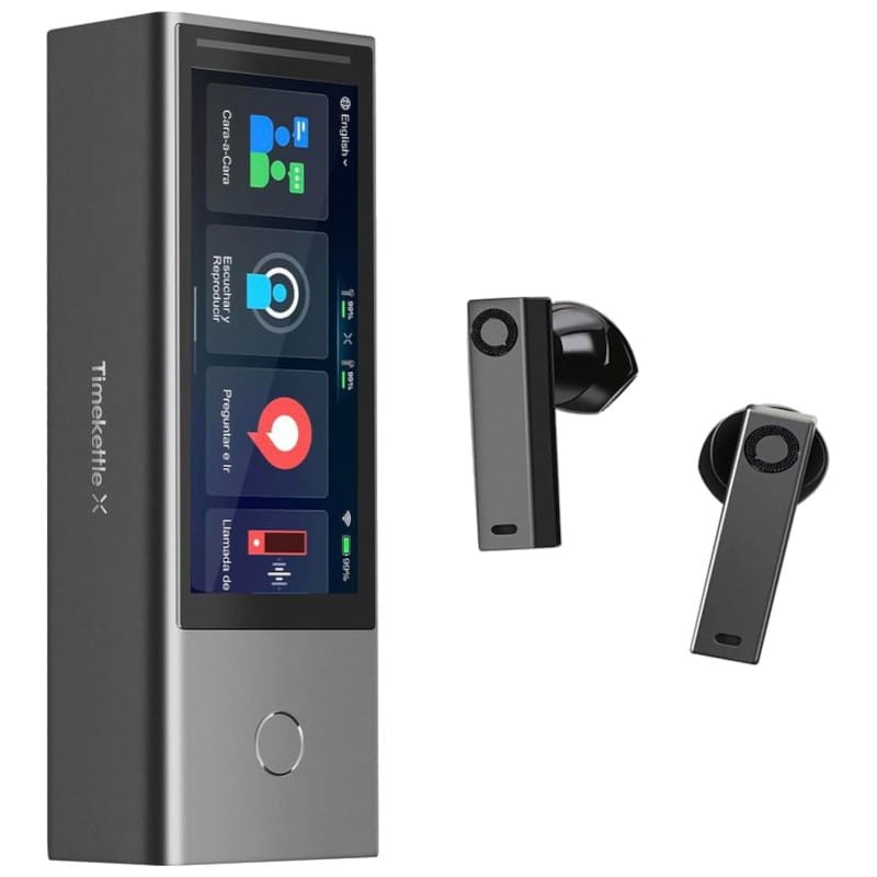 Timekettle X1 AI Interpreter Hub Preto - Sem Selo - Tradutor Portátil - Item