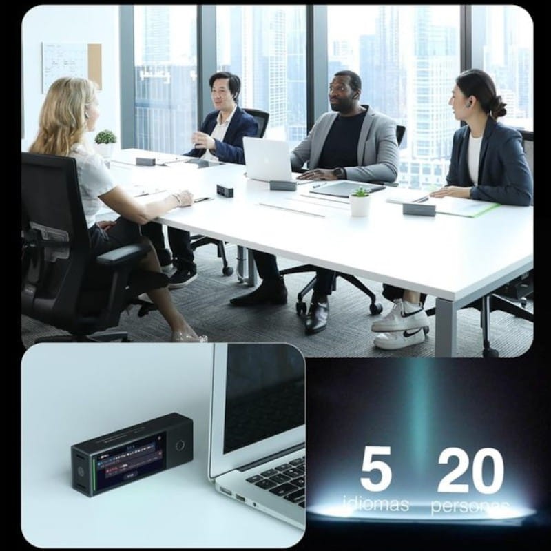 Timekettle X1 AI Interpreter Hub Preto - Sem Selo - Tradutor Portátil - Item2