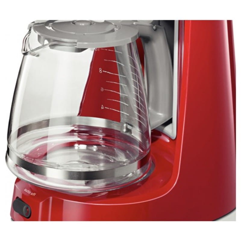 Bosch TKA3A034 1100 W 1,25 L Gris, Rouge - Cafetière à filtre - Ítem3