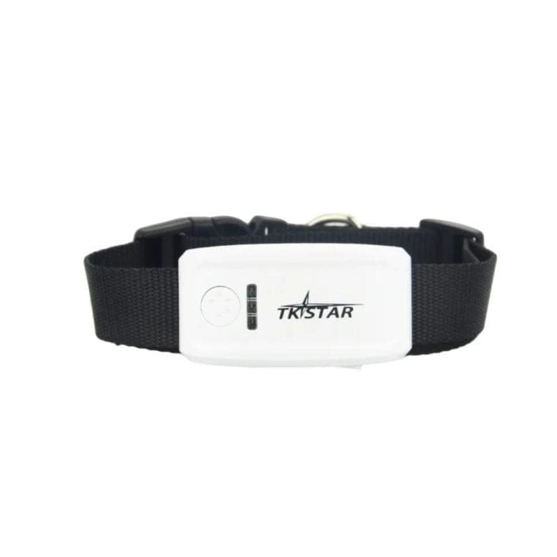 Vista frontal del Rastreador GPS para mascotas TKSTAR TK909 IP66 Blanco/Negro