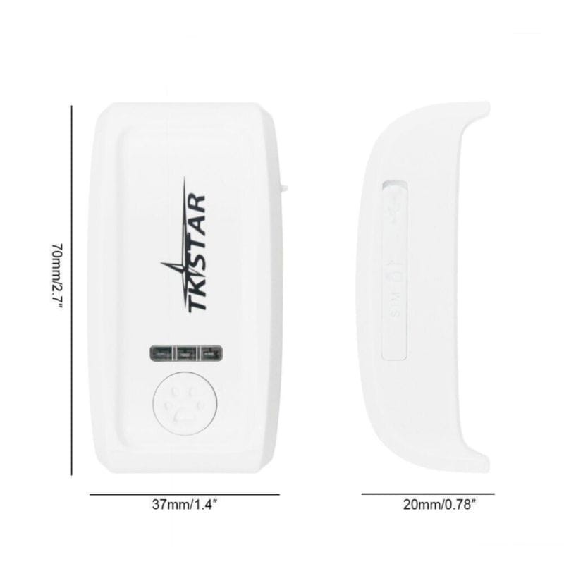 TKSTAR TK909 IP66 3,7 V 1.000 mAh Blanc / Noir - Traceur GPS pour animaux - Ítem5