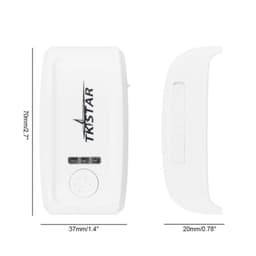 Dimensiones del Rastreador GPS para mascotas TKSTAR TK909 IP66 Blanco/Negro