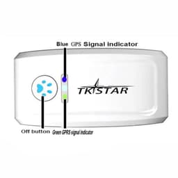 Indicadores del Rastreador GPS para mascotas TKSTAR TK909 IP66 Blanco/Negro