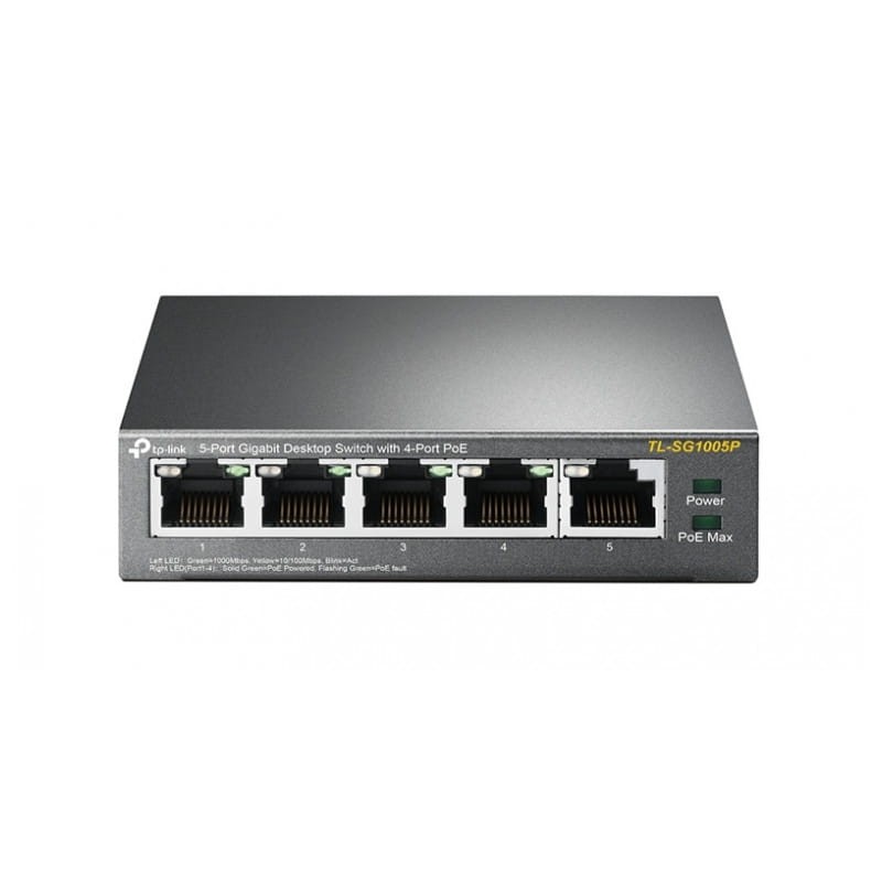 TP-Link TL-SG1005P PoE+ Negro - Switch - Ítem