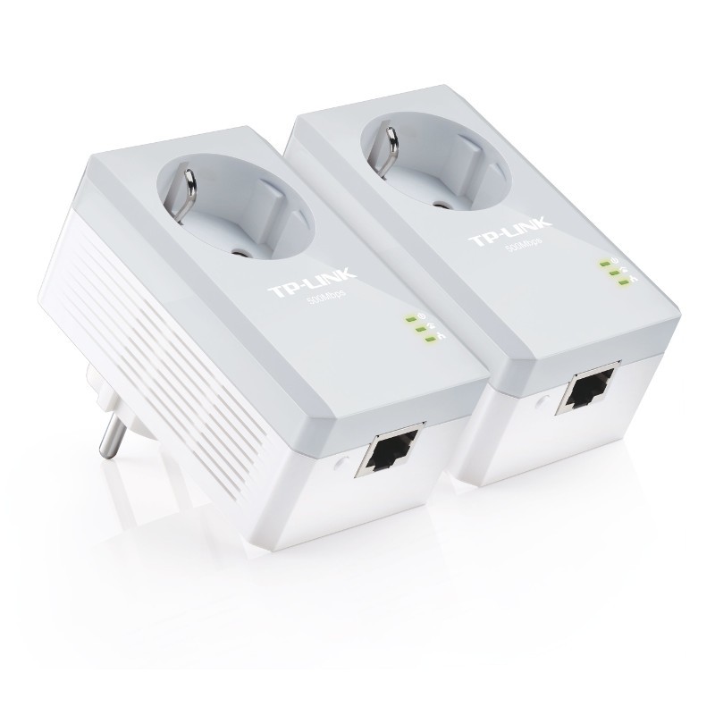 TP-Link TL-PA4010PKIT Starter Kit AV500 Powerline adapters with integrated plug