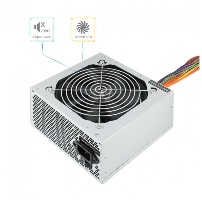 Alimentation TooQ Ecopower II 500W Argent - Ítem5