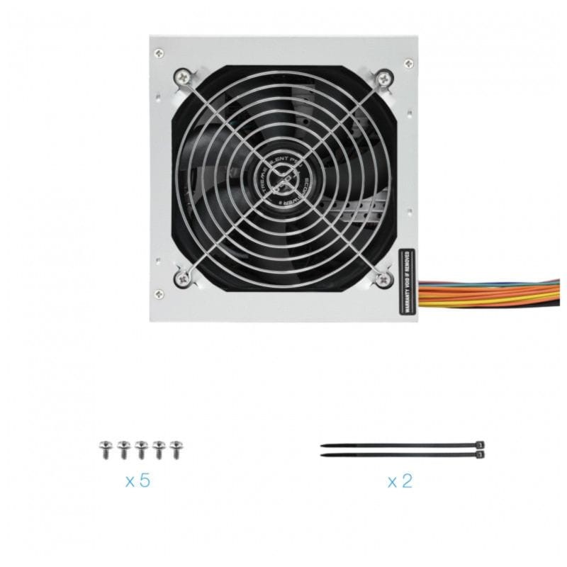 Alimentation TooQ Ecopower II 500W Argent - Ítem6