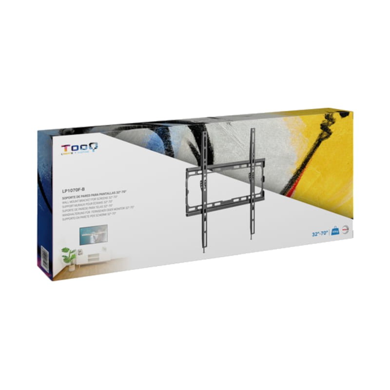 TooQ LP1070F-B Fixe 70 VESA 400x400 mm Noir - Ítem4