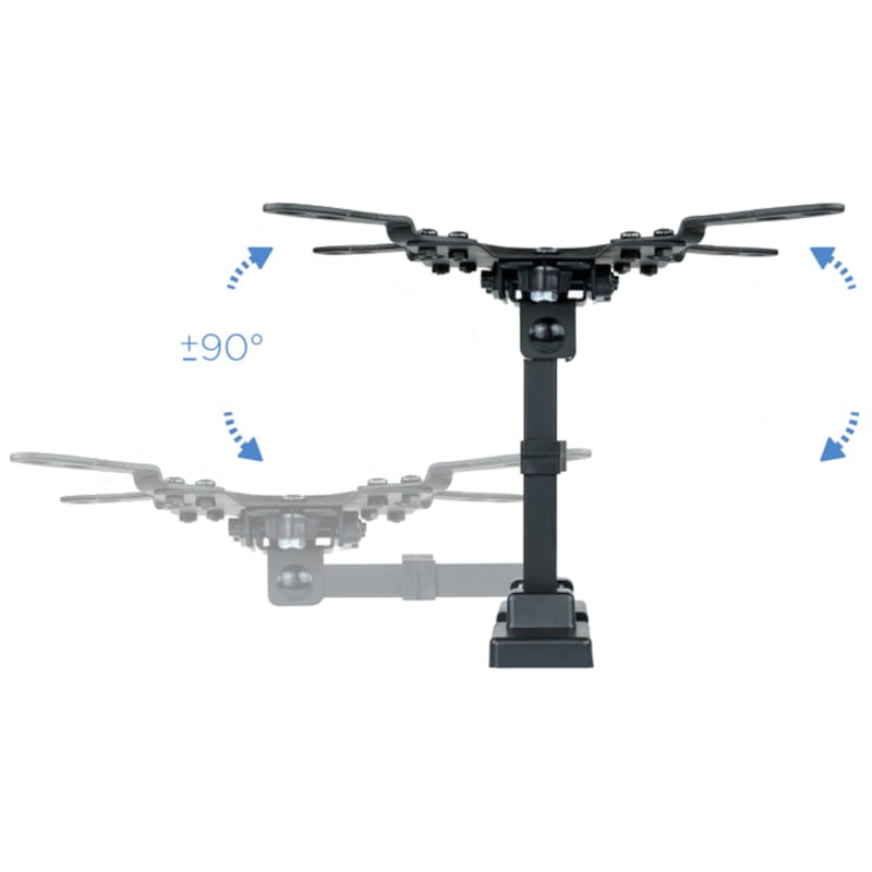 TooQ LP2042TNL-B pivotant et inclinable 42 VESA 200x200mm Noir - Ítem7