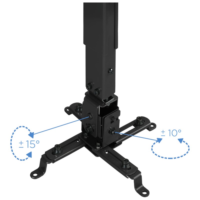 Tooq PJ2012T Support de projecteur Plafond Noir - Ítem2