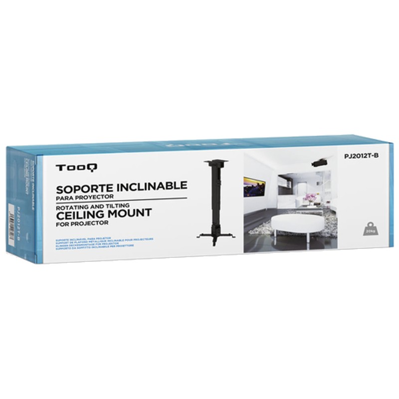 Tooq PJ2012T Support de projecteur Plafond Noir - Ítem5