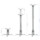Tooq PJ2012T Support de projecteur Plafond Argent - Ítem1