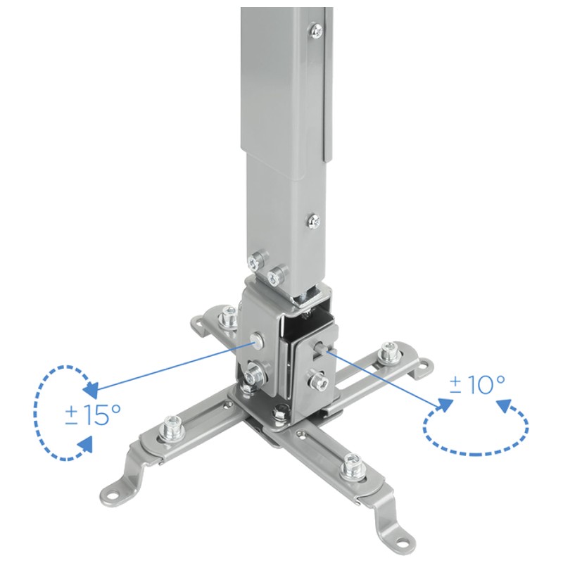 Tooq PJ2012T soporte para proyector Techo Plata - Ítem2