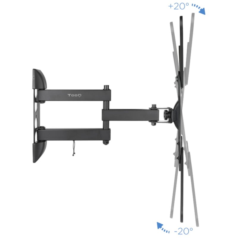 TooQ LCD Plasma 23- 55 400x400 mm Três pivôs preto - monitor giratório e inclinado / suporte para TV - Item3
