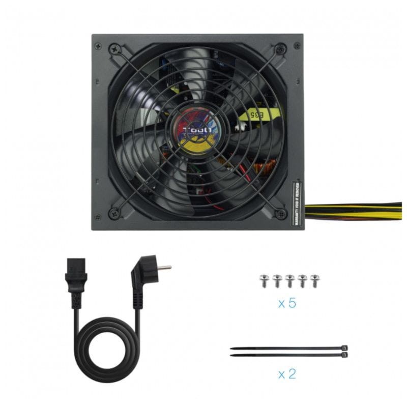Fuente de alimentación TooQ TQAPOLO-600SP 600W Negro - Ítem4