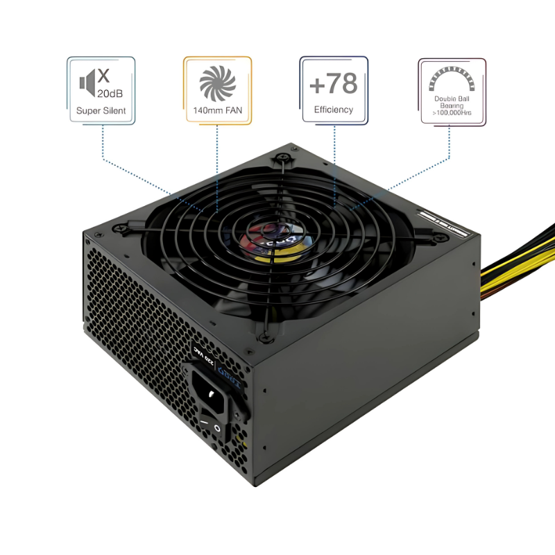 TooQ TQAPOLO-700SP 700 W ATX Noir - Alimentation - Ítem1