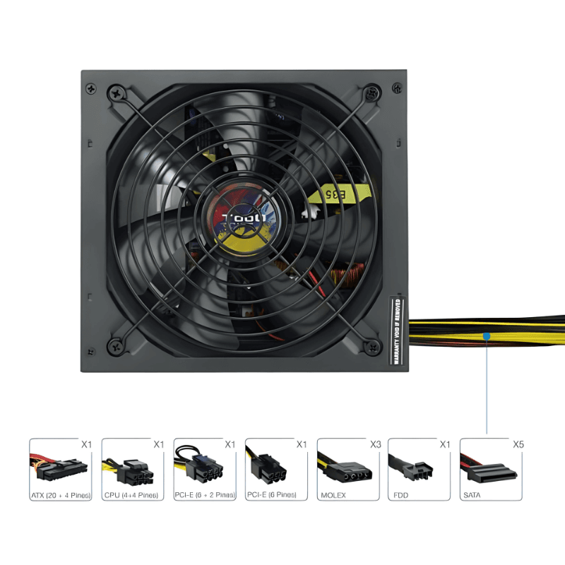 TooQ TQAPOLO-700SP 700 W ATX Noir - Alimentation - Ítem2