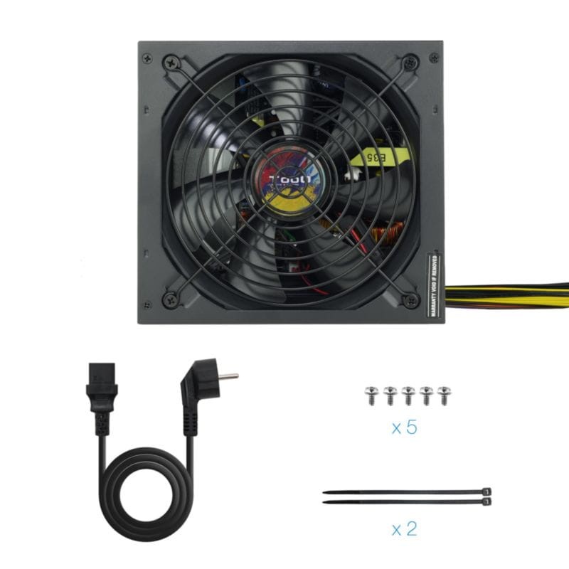 TooQ TQAPOLO-700SP 700 W ATX Noir - Alimentation - Ítem3