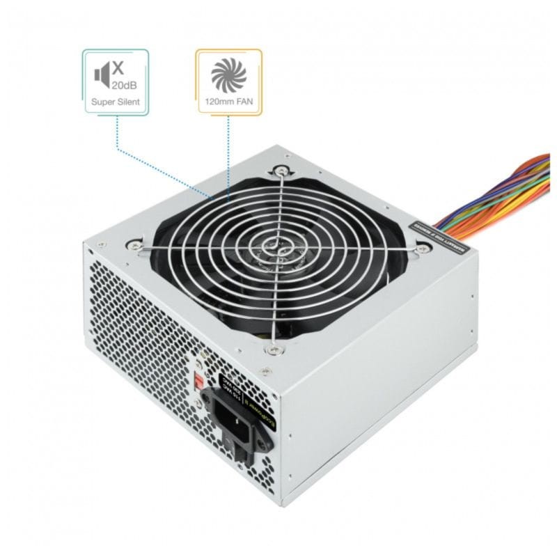 Fonte de Alimentação TooQ TQEP-500S-INT 500W Prata - Item3