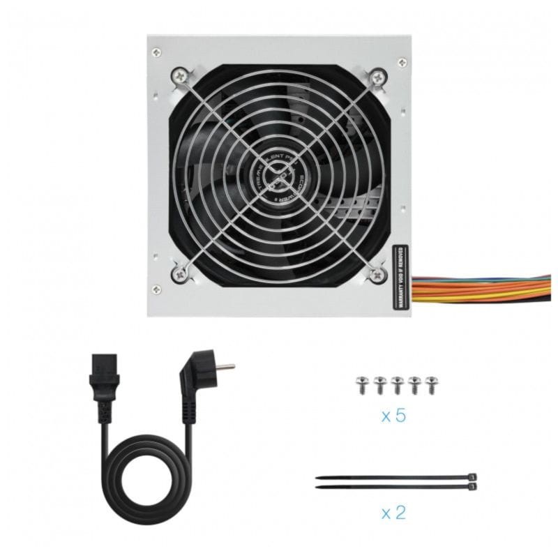 Fonte de Alimentação TooQ TQEP-500S-INT 500W Prata - Item5