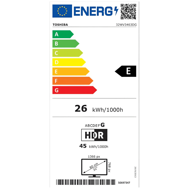 Toshiba 32WV3463DG 32 HD DLED Smart TV Negro - Televisor - Ítem9