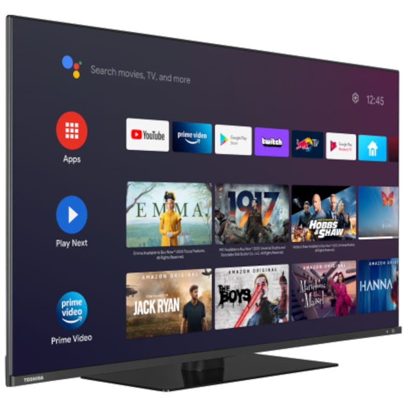 Toshiba 43QA7D63DG 43 QLED 4K Ultra HD Smart TV Negro - Televisor - Ítem1