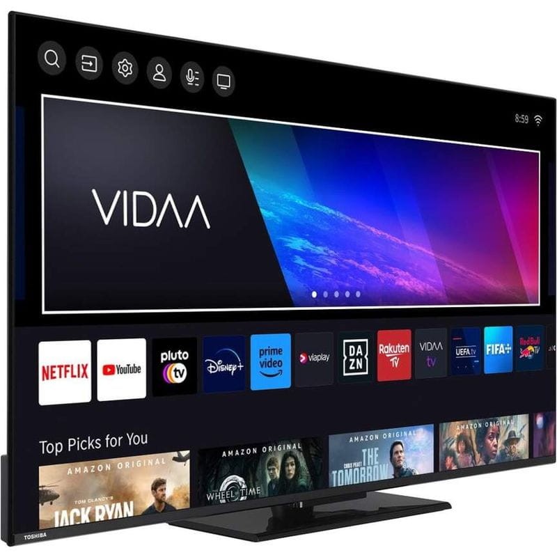 Toshiba 55QV3463DG 55 4K UHD QLED Smart TV Wifi Negro - Televisor - Ítem3