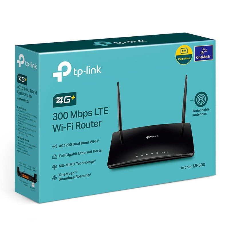 TP-Link Archer MR500 4G+ LTE Wi-Fi 5 Negro - Router - Ítem4