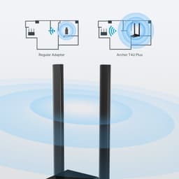 TP-Link Archer T4U Plus Adaptador WiFi USB AC1300 - Antena dupla