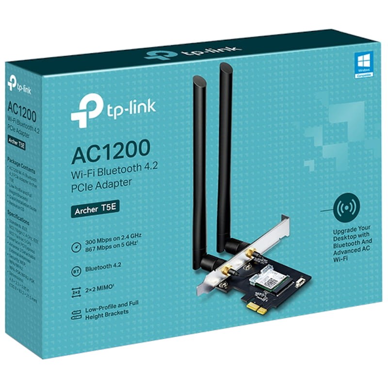 TP-Link Archer T5E Adaptador WiFi PCIe AC1200 - Item1