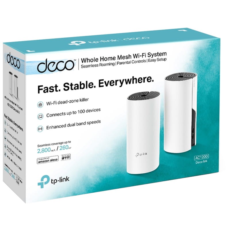 TP-LINK Deco M4 Router WiFI Mesh AC1200 DualBand (2 Pack) - Item5