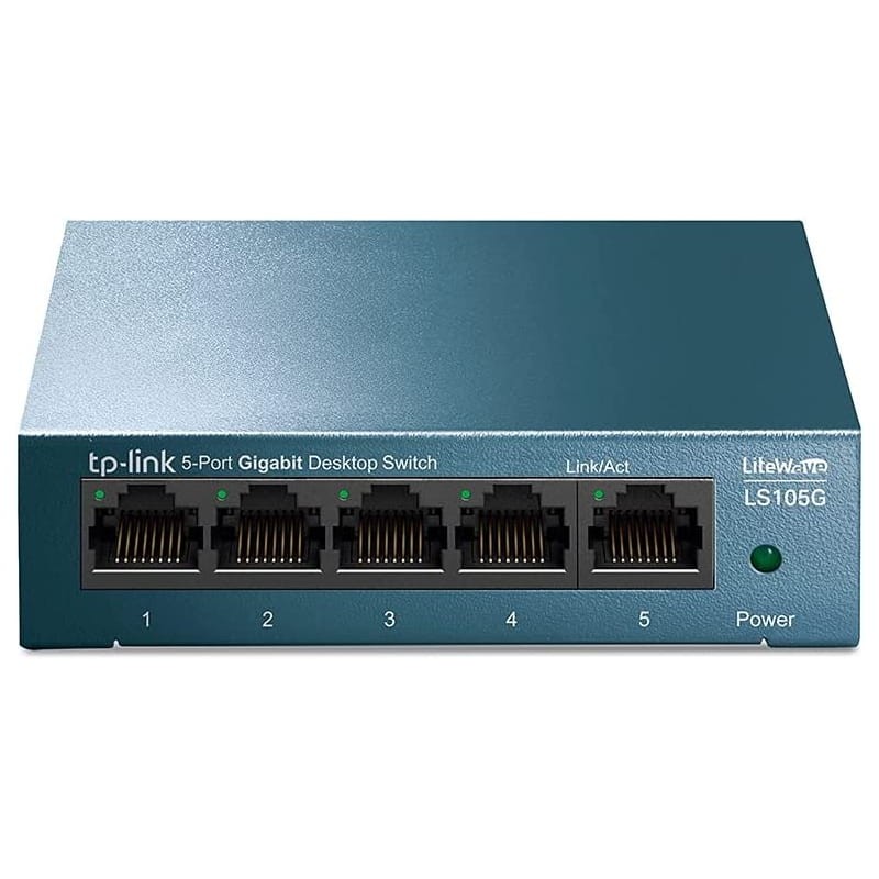 TP-Link LS105G Switch Sobremesa 5-Puertos 10/100/1000Mbps Azul - Ítem