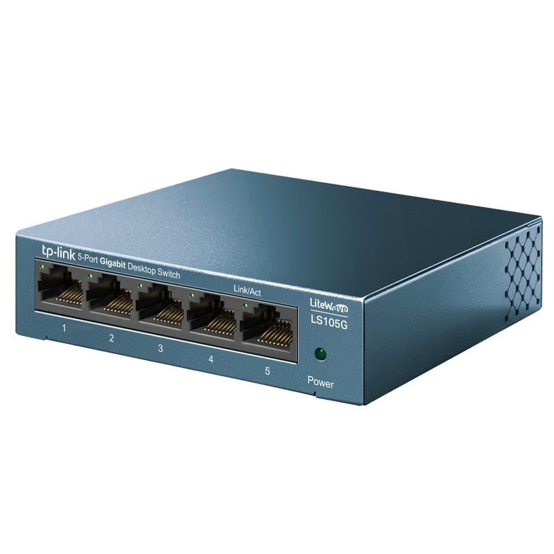 TP-Link LS105G Switch Sobremesa 5-Puertos 10/100/1000Mbps Azul - Ítem1