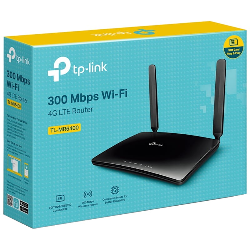 TP-LINK TL-MR6400 Router Inalámbrico 4G LTE WiFi N300 - Ítem3