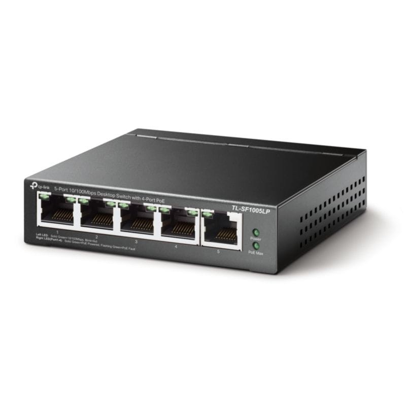 TP-Link TL-SF1005LP PoE Negro - Switch - Ítem