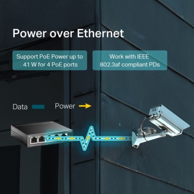 TP-Link TL-SF1005LP PoE Negro - Switch - Ítem5