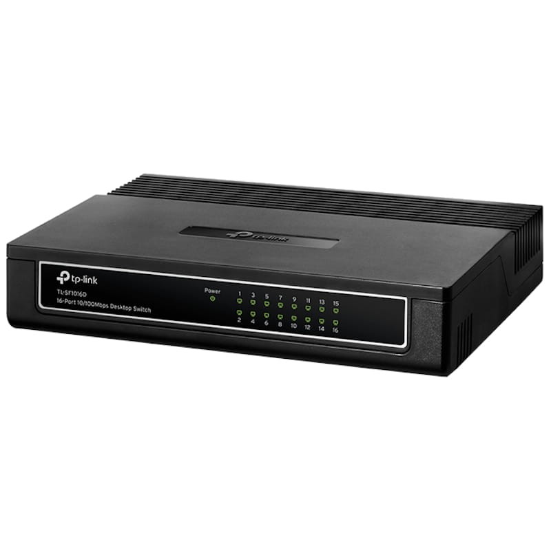 TP-LINK TL-SF1016D 16-Port 10/100Mbps Desktop Switch - Ítem