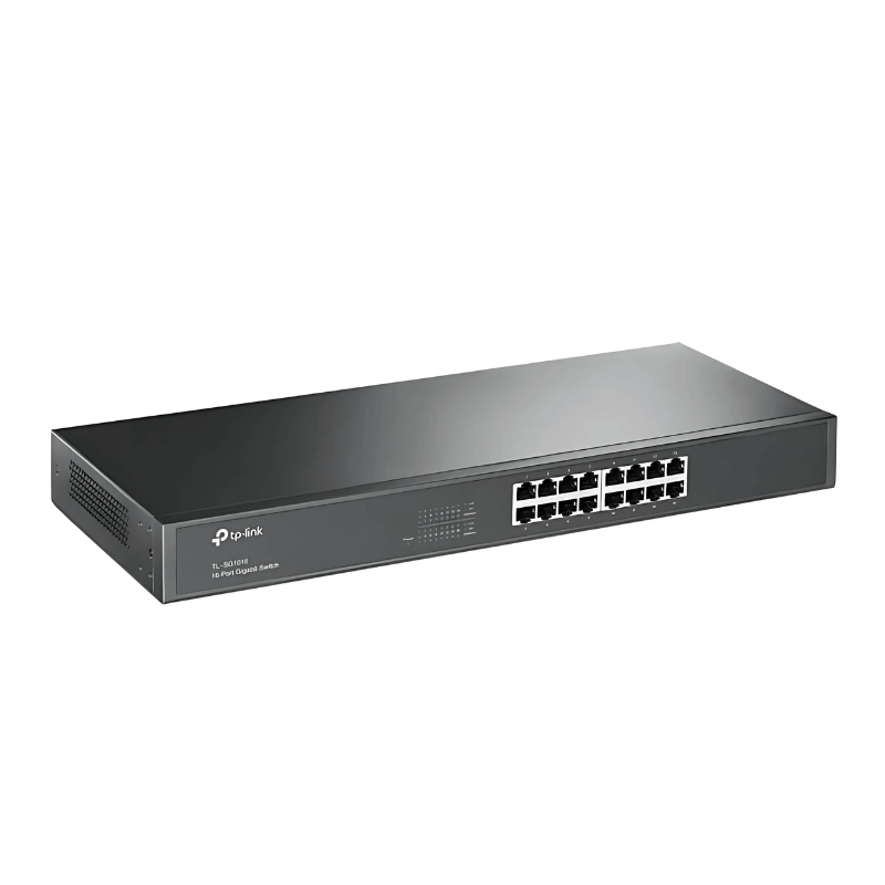 TP-Link TL-SG1016 10/100/1000 Mbps Negro - Switch - Ítem