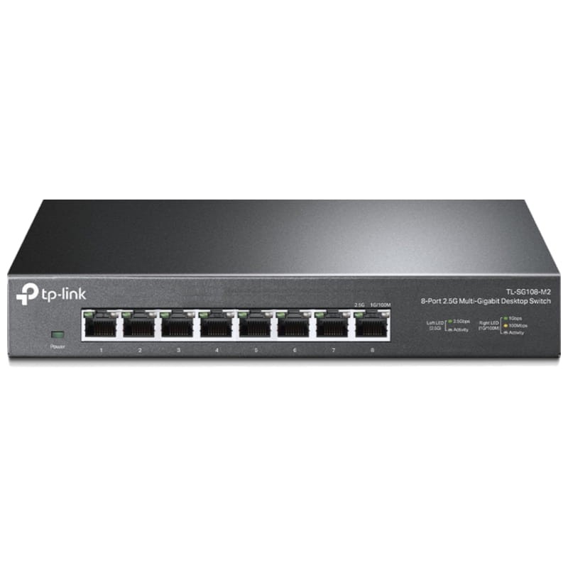 TP-Link TL-SG108-M2 8 portas x 2,5 Gbps Preto - Switch - Item