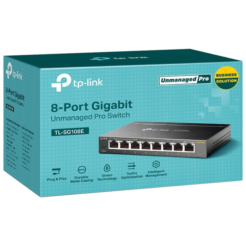 TP-Link TL-SG108E Easy Smart Switch 8 Gigabit ports - Ítem2