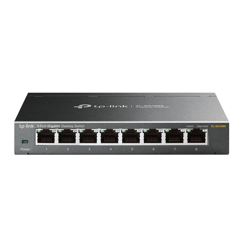 TP-Link TL-SG108S Switch Gigabit Ethernet 8 ports 10/100/1000 Mbps Noir - Ítem
