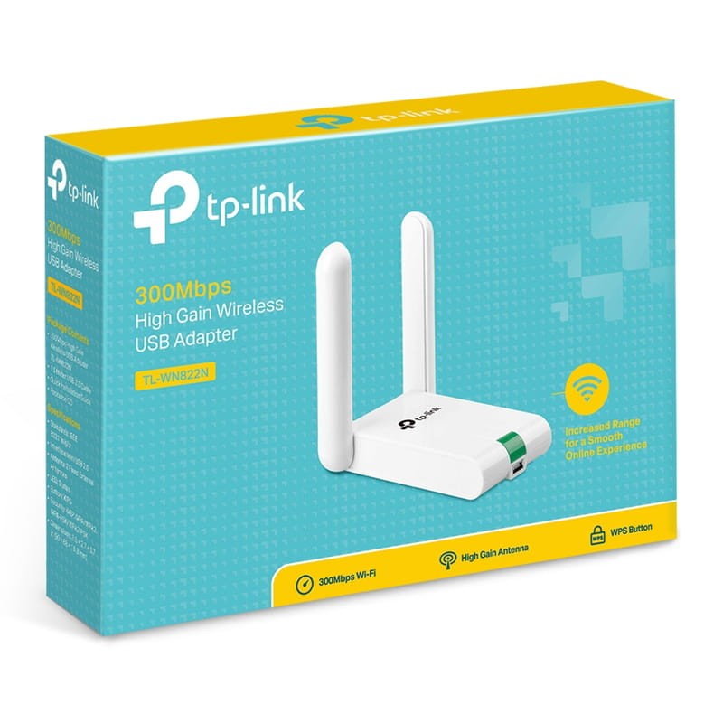 TP-LINK TL-WN822N Adaptateur USB WiFi à gain élevé 300 Mbps - Ítem5