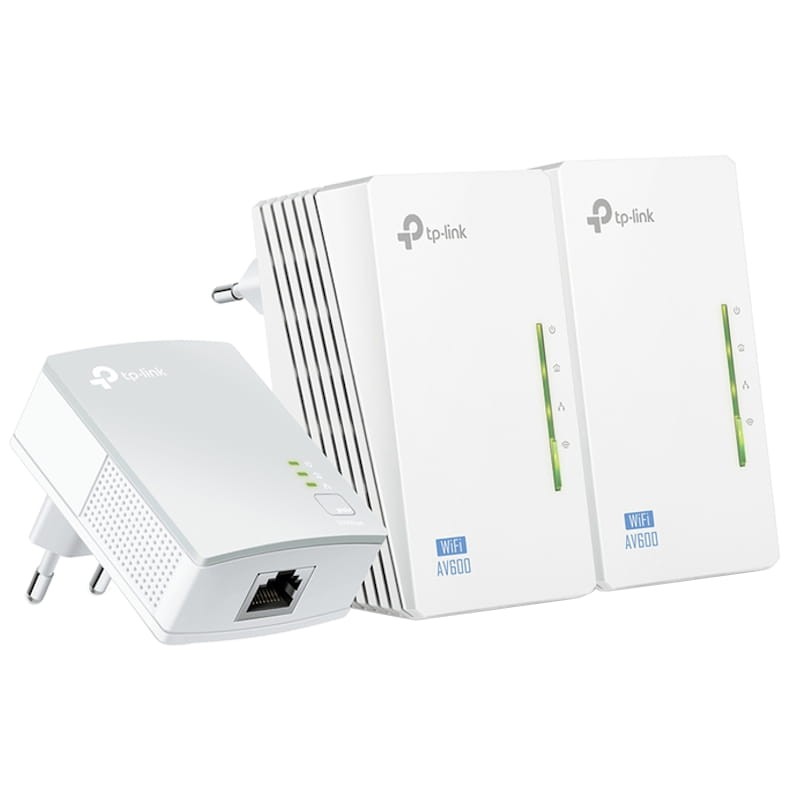 TP-LINK TL-WPA4220T KIT AV500 Kit d'extension de couverture Wi-Fi universel Powerline, 2 ports Ethernet