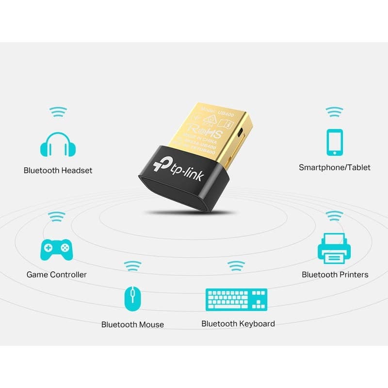 Adaptador Nano USB Bluetooth 4.0 TP-Link UB400 - Dispositivos compatíveis